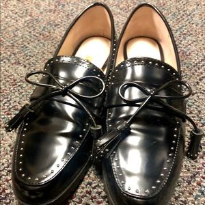 Zara Micro-Stud Loafers (WORN ONCE)